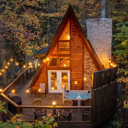 3 Miles To Gsmnp & Dtwn Good Views Hottub A-Frame Vila